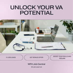 Virtual Assistant (VA) Job Lead List + Bonus