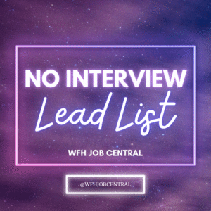 No-Interview Remote Job List (2025 Edition)