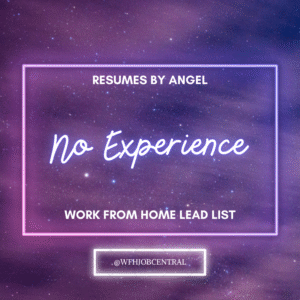 No Experience Required Lead List