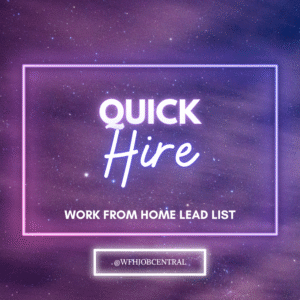 Quick Hire Lead List