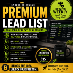 Premium Lead List